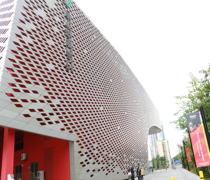 深圳體育館鋁單板,善禾建材
